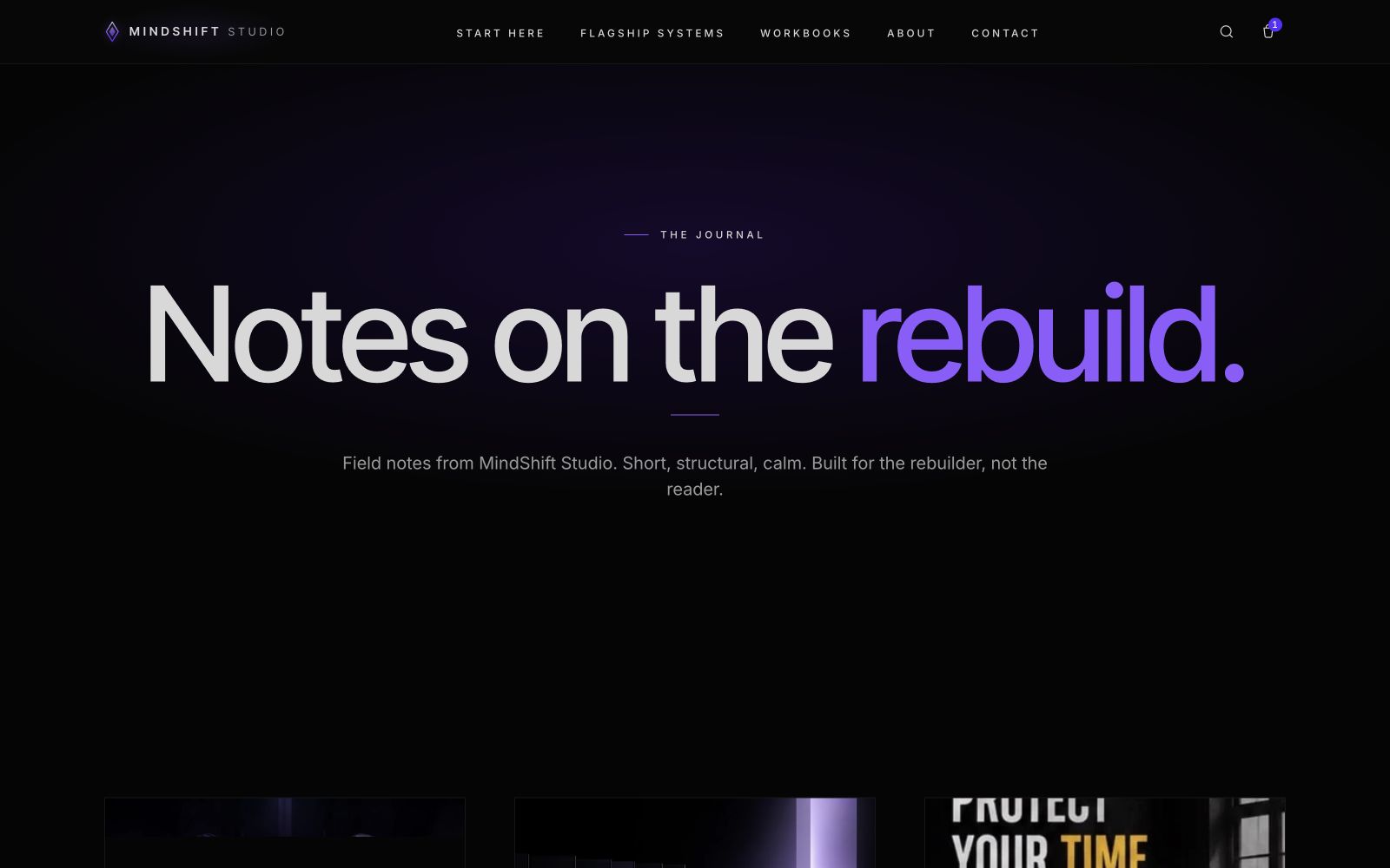 MindShift Studio blog and content library
